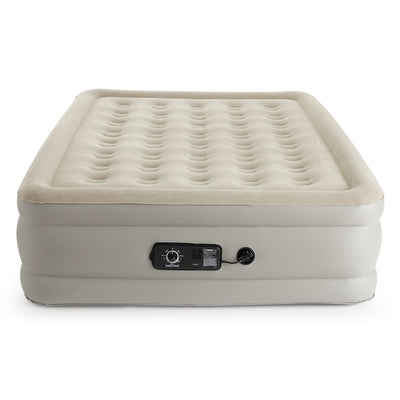 Insta-Bed Raised 19 Inch Queen Airbed Air Mattress w/ Built In Pump (3 Pack)