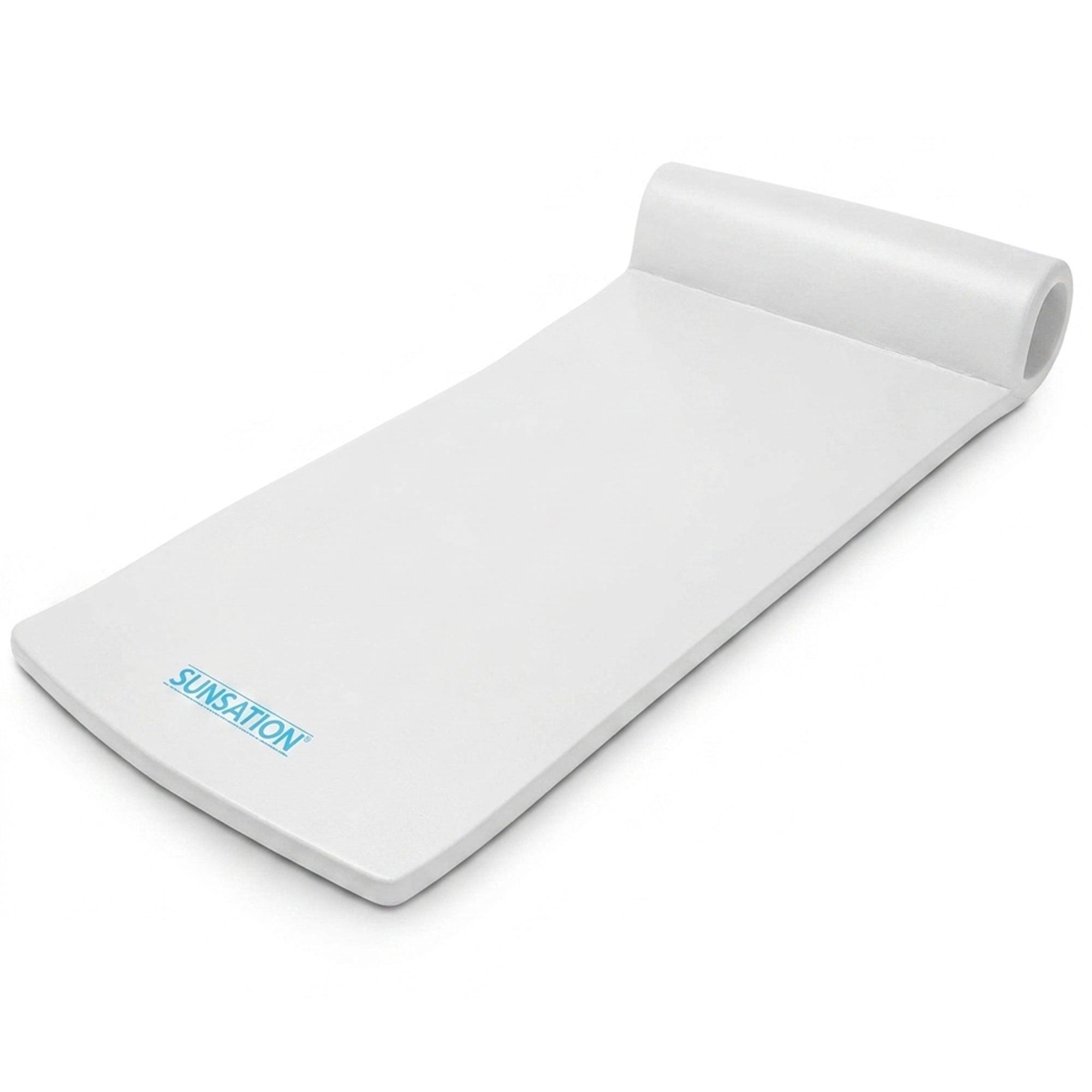 TRC Recreation Sunsation 1.75" Thick Foam Lounger Pool Float, White (Open Box)