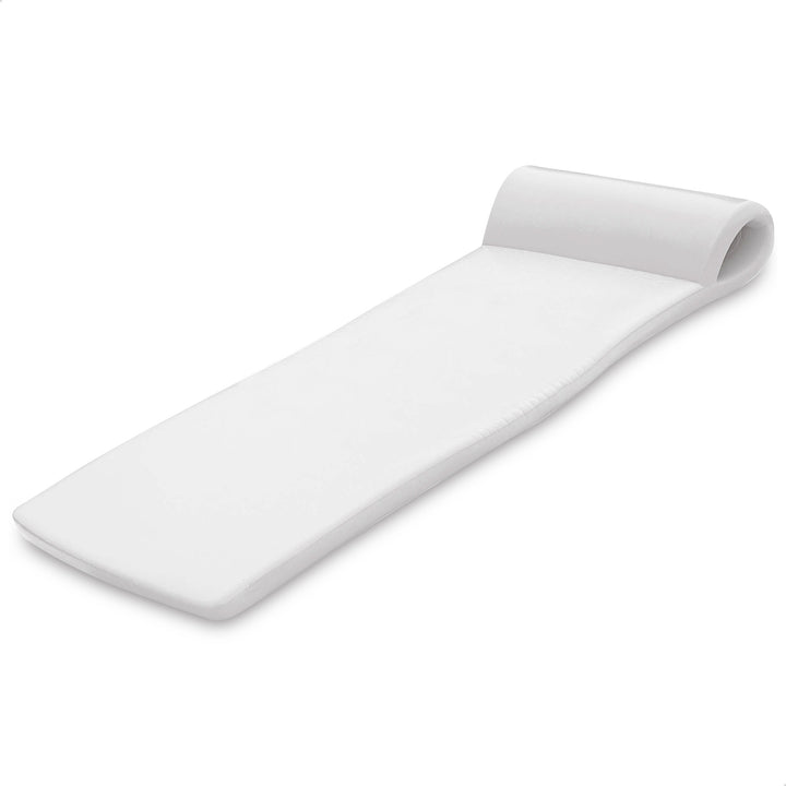 TRC Recreation Sunsation 1.75" Thick Foam Lounger Swimming Pool Float, White