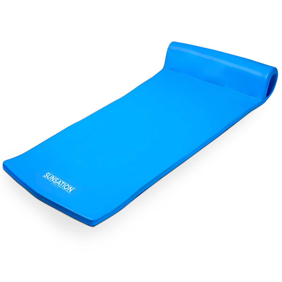 TRC Recreation Sunsation 1.75" Thick Foam Pool Float, Bahama Blue (Open Box)