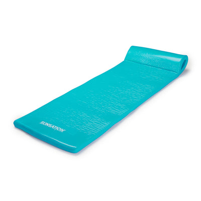 TRC Recreation Sunsation Foam Raft Lounger Pool Float, Tropical Teal (Used)
