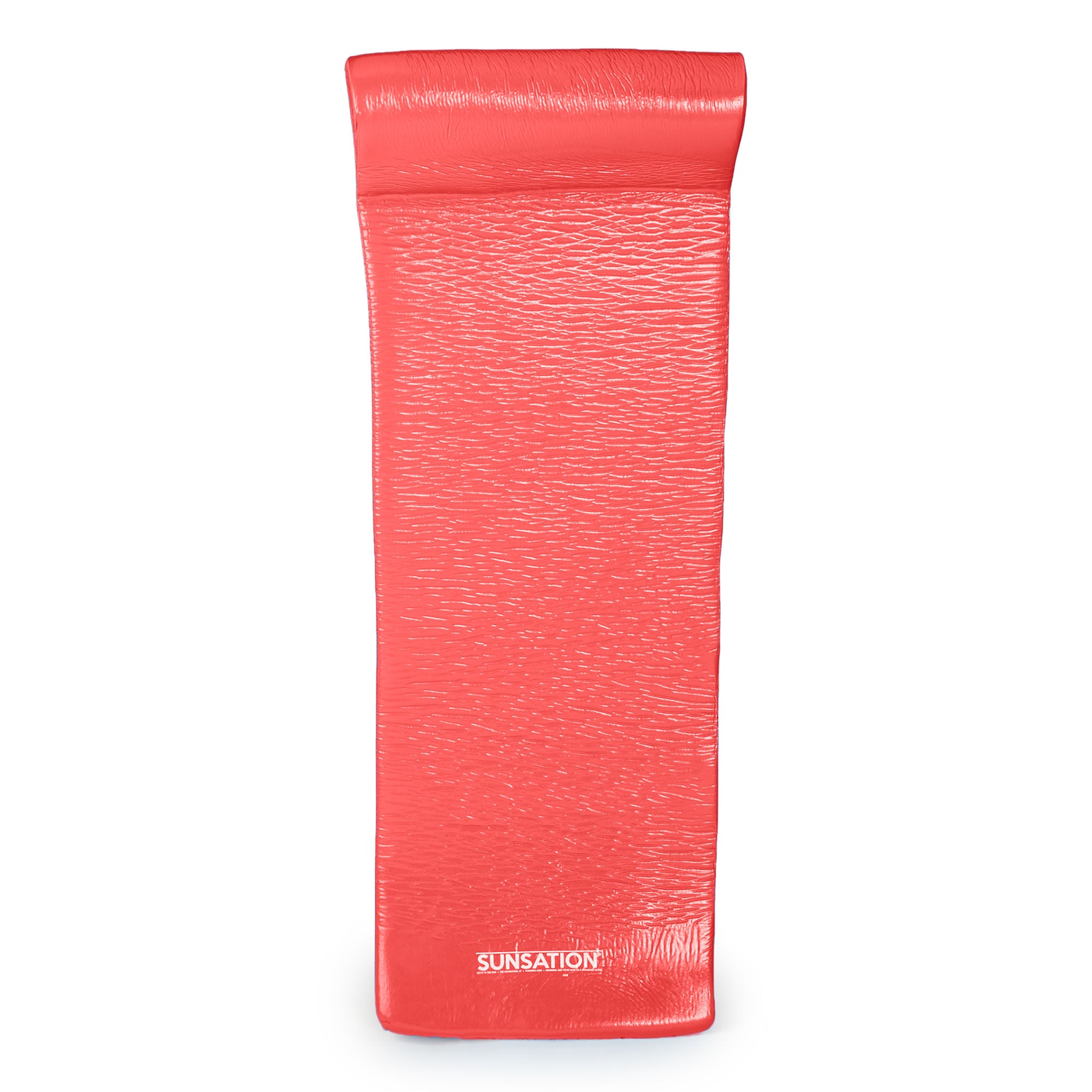 Texas Recreation Sunsation 70 Inch Foam Raft Lounger Swimming Pool Float, Coral