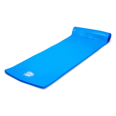 TRC Recreation Splash 1.25" Thick Foam Swimming Pool Float Mat,Bahama Blue(Used)