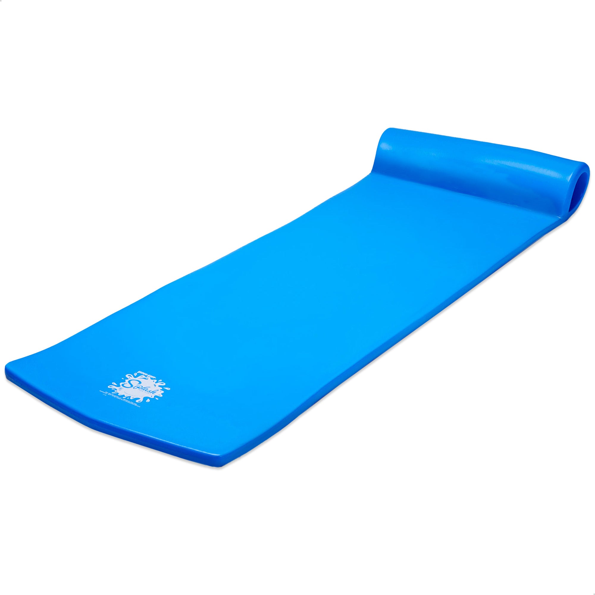 TRC Recreation Splash 1.25" Thick Foam Swimming Pool Float Mat,Bahama Blue(Used) - VMInnovations