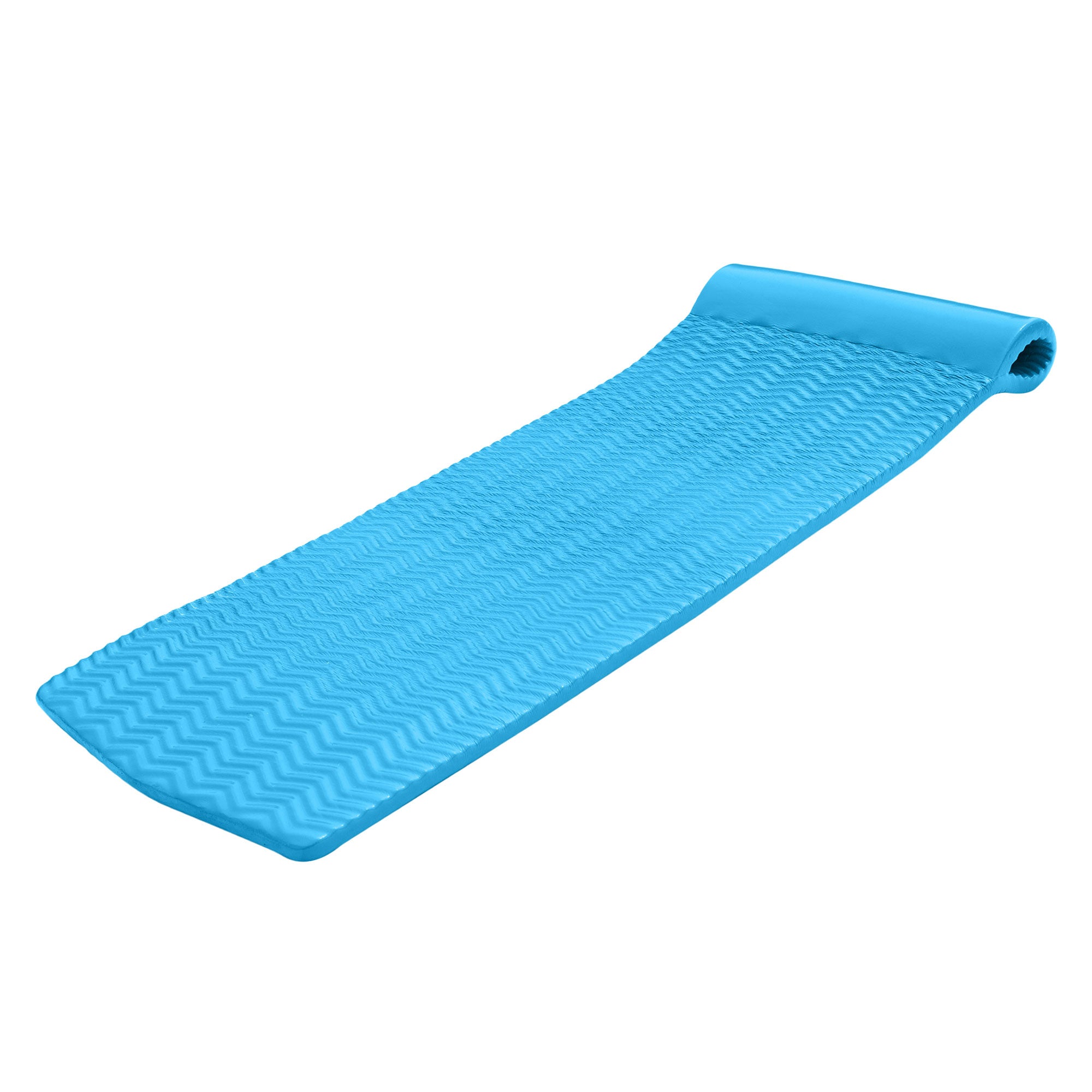 TRC Recreation Serenity 70" Foam Mat Raft Lounger Pool Float, Blue (Damaged)