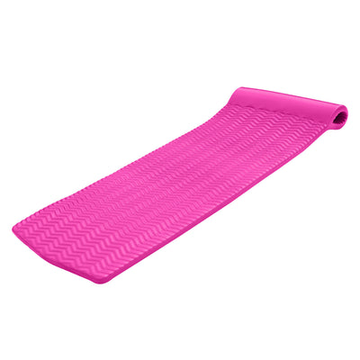 Texas Recreation Serenity Foam Mat Raft Lounger Pool Float, Flamingo Pink (Used)