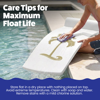 TRC Recreation Sunsation 1.75" Thick Foam Pool Float, Bronze Palm (Open Box)