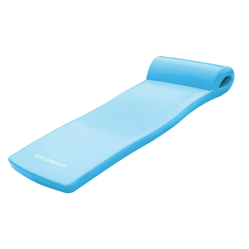 TRC Ultra Sunsation 2.5 Inch Thick Foam Pool Float Mat, Marina Blue (Used)