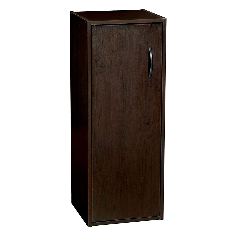 ClosetMaid 899100 Decorative Home Stackable 1-Door Storage Organizer, Espresso - VMInnovations