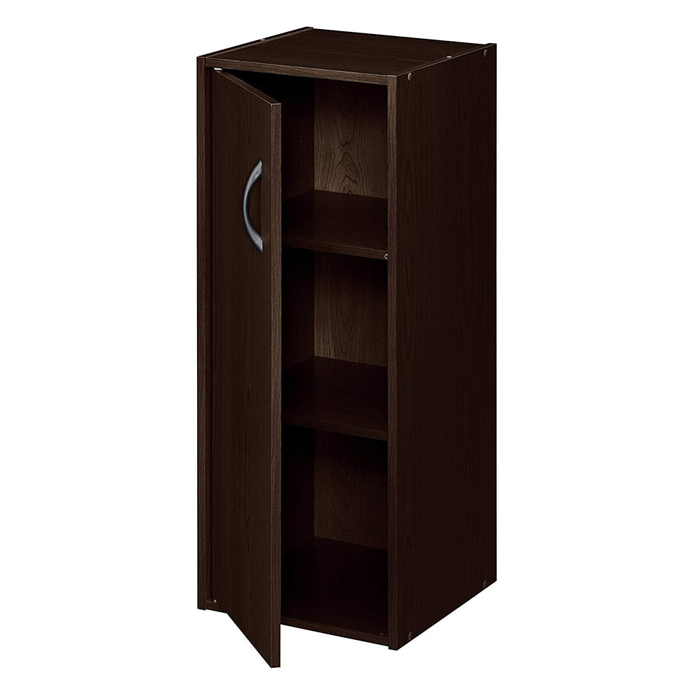 ClosetMaid 899100 Home Stackable 1-Door Storage Organizer, Espresso (2 Pack)