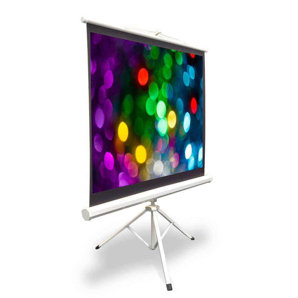 Pyle 50 Inch Fold Out Roll Up Video Projector Viewing Display Screen w/ Stand - VMInnovations