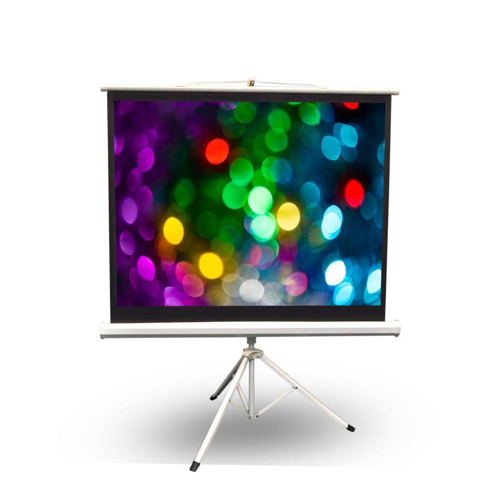 Pyle 50 Inch Fold Out Roll Up Video Projector Viewing Display Screen w/ Stand - VMInnovations