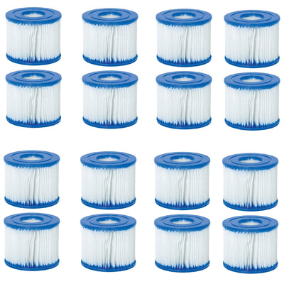 Bestway Swimming Pool Pump Replacement Cartridge Type VII & D (8 Packs of 2 Ea.)