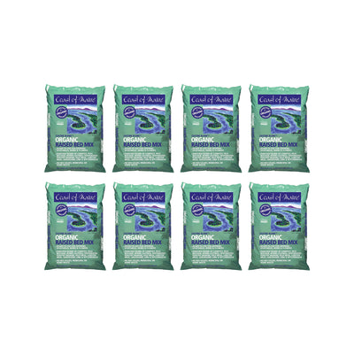 Coast of Maine Castine Blend Raised Bed Gardening Soil Mix, 1 Cu Ft (8 Pack) - VMInnovations