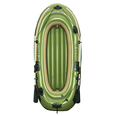 Bestway Hydro Force Voyager 300 Inflatable Raft And Aluminum Oars (Open Box)