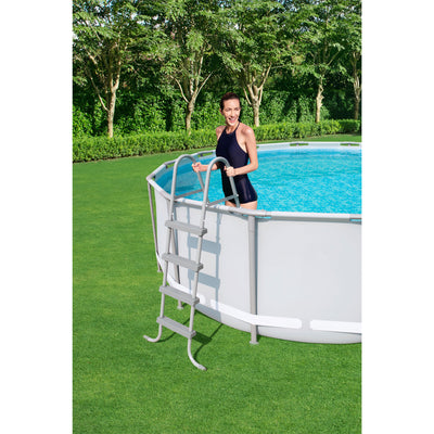 Bestway 16'x48" Power Steel Frame Above Ground Pool Set with Filter (Open Box)