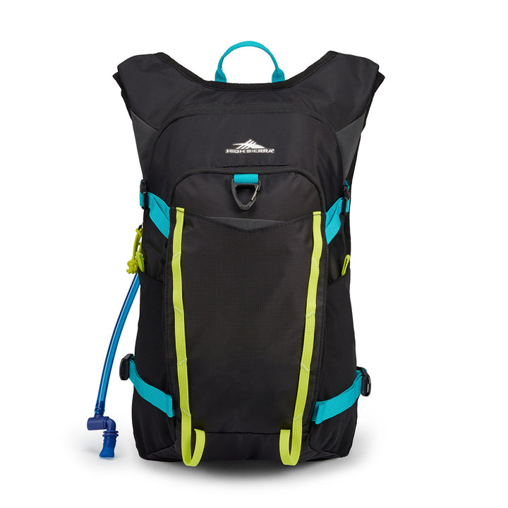 High Sierra 2.0 16L Hydration Water Backpack for Active Hiking, Black (Open Box)