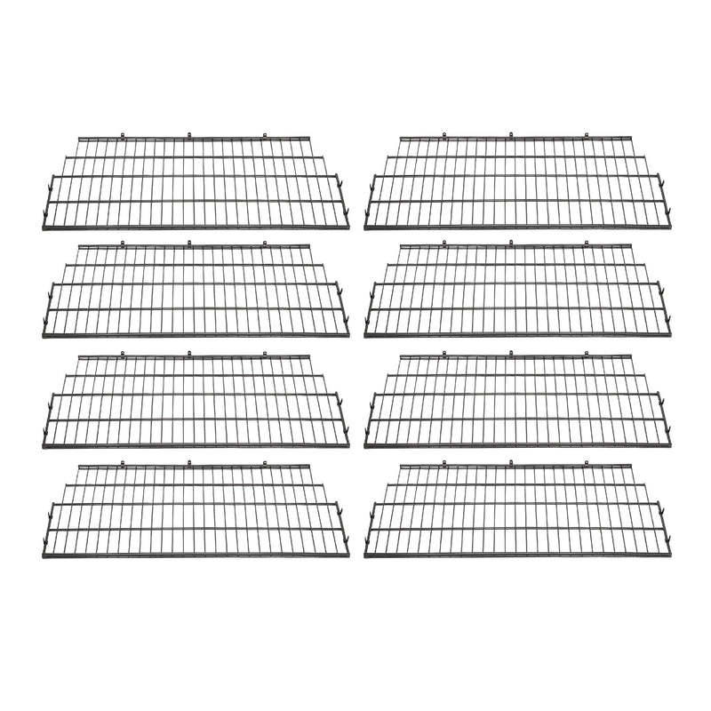 Suncast Vertical Storage Shed Organization Wire Shelf Rack Shelving (8 Pack)