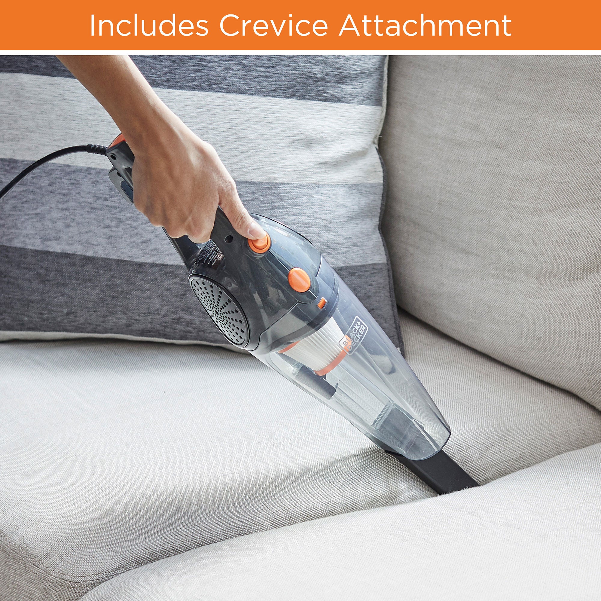Black and Decker Steam Mop Vacuum Cleaner Duo w/ Upright Handheld Vacuum Cleaner