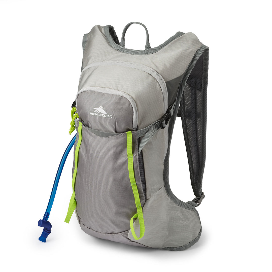 High Sierra 2.0 8L Hydration Water Backpack for Hiking, Gray & Green (Used) - VMInnovations