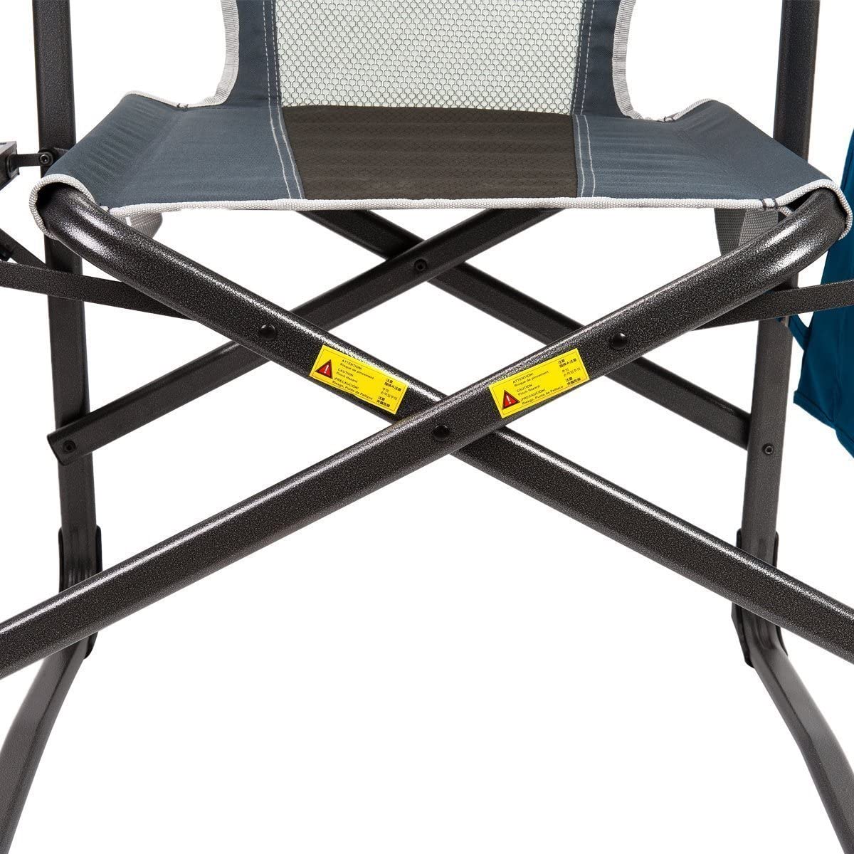 Timber Ridge Portable Folding Camping Directors Chair with Side Table (2 Pack)