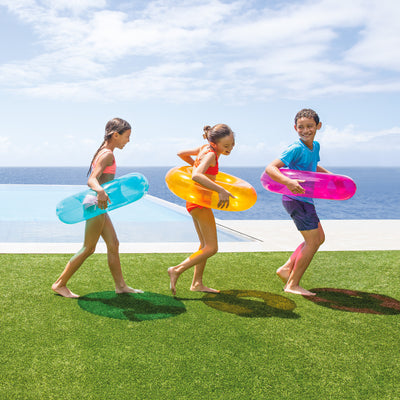 Intex 59260EP Colorful Transparent Inflatable Swimming Pool Beach Tube Raft