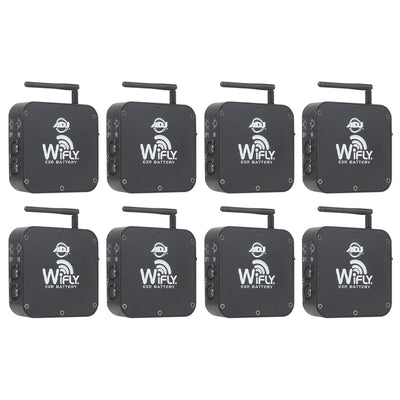 American DJ Wireless 2500' DMX Battery Transceiver | WIFLY-EXR-BATTERY (8 Pack)