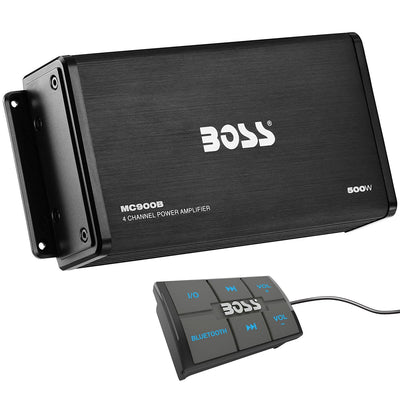 Boss Audio 500W Max 4 Channel Full Range Class A/B Amplifier w/ Remote (6 Pack)