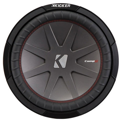QPower Dual 12 Inch Subwoofer Box w/ Kicker 43CWR122 1000 Watt Speaker, (2 Pack)