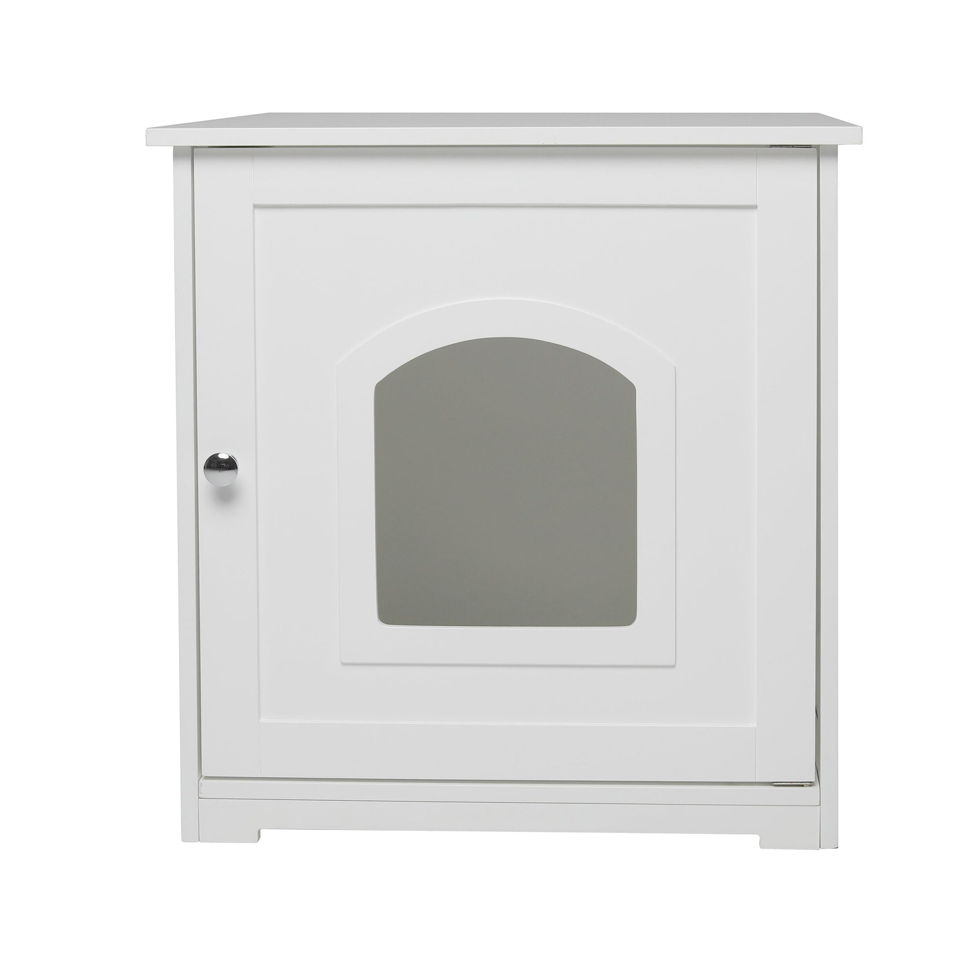 zoovilla Kitty Litter Loo Hidden Litter Box Furniture Enclosure White (Open Box)