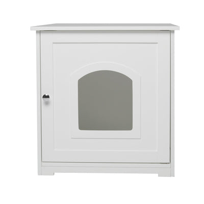 zoovilla Kitty Litter Loo Hidden Litter Box Furniture Enclosure White (Open Box)