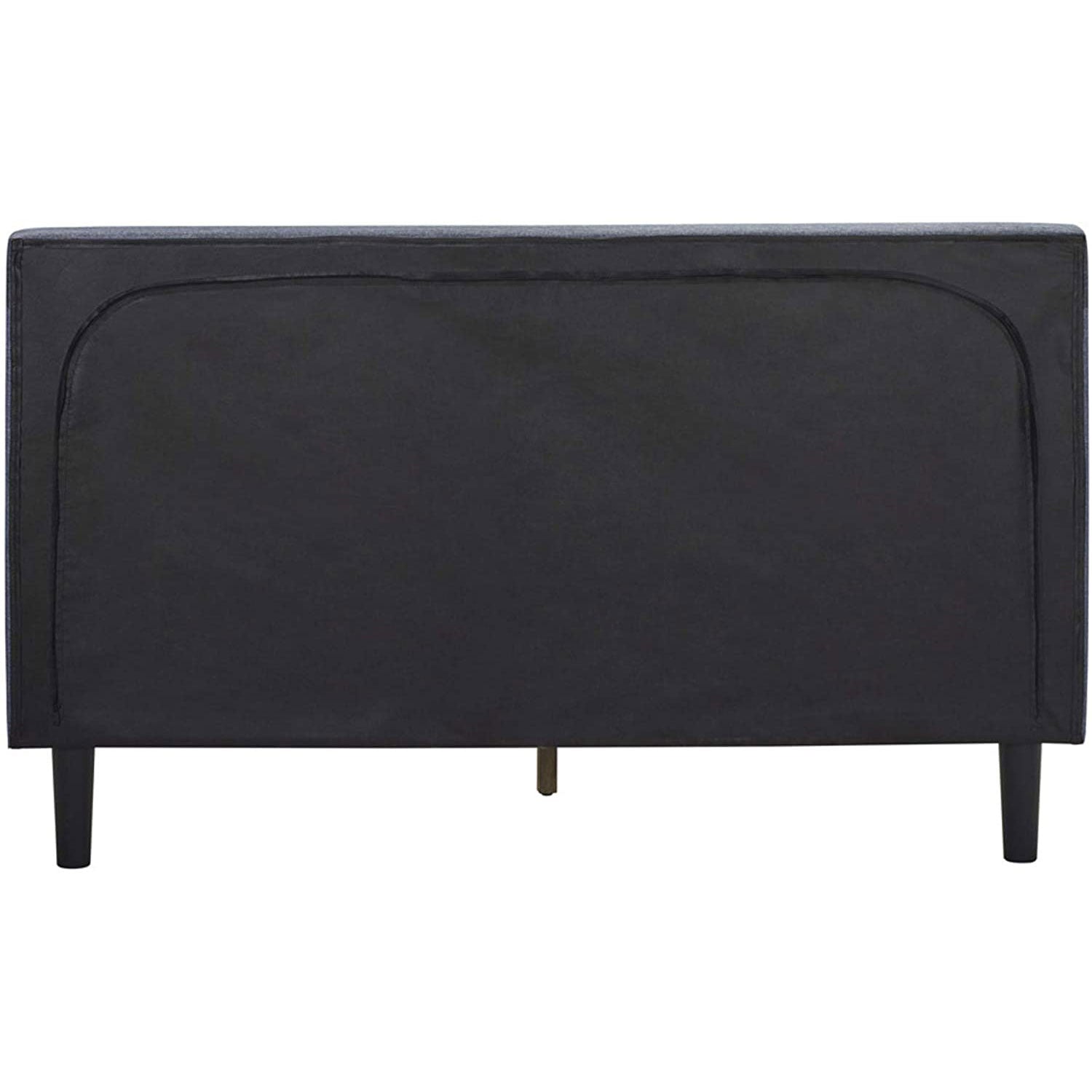 Classic Brands Mornington Tufted Upholstery Platform Bed Frame, Full, Light Grey