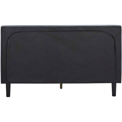 Classic Brands Mornington Tufted Upholstery Platform Bed Frame, Full, Light Grey