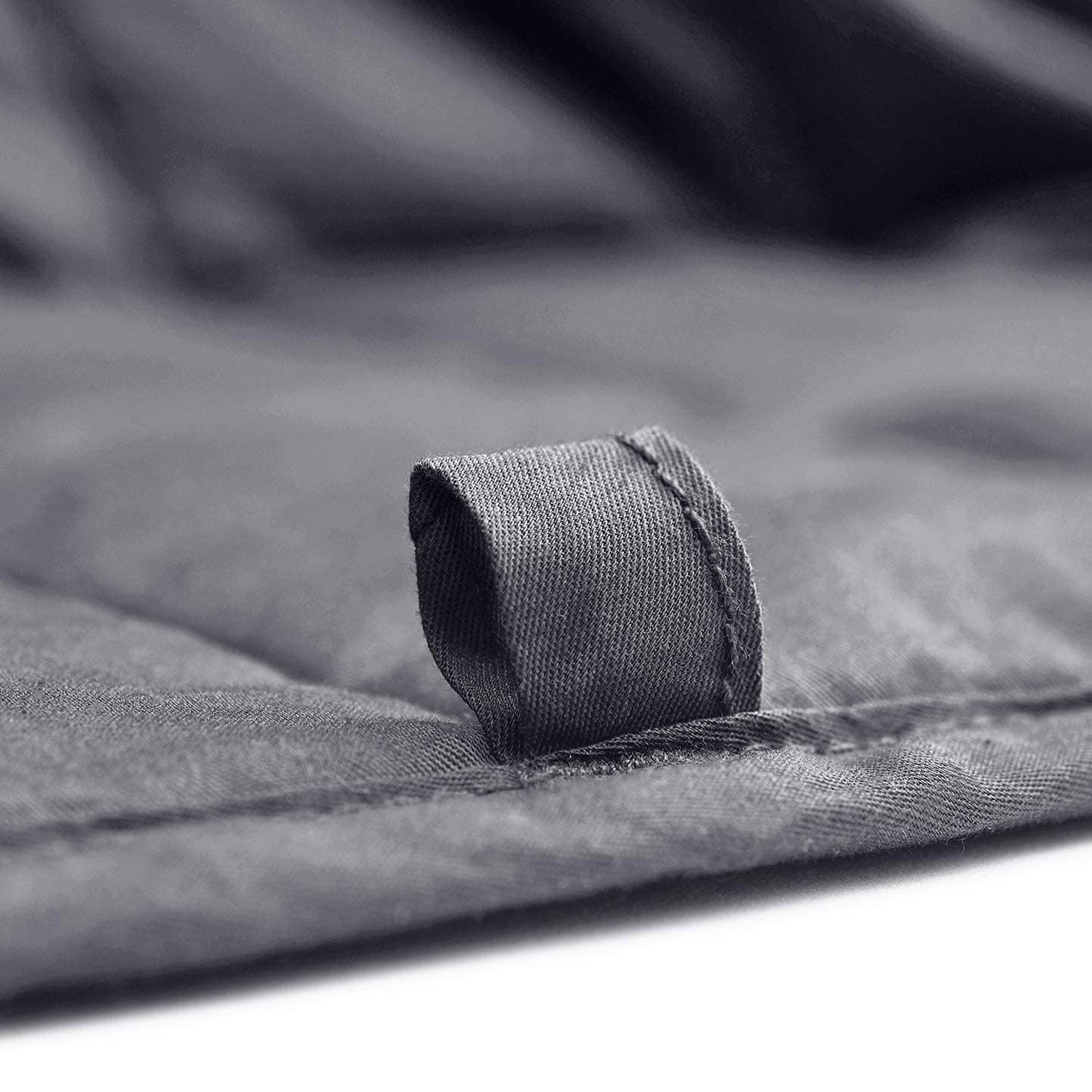 YnM Cotton Weighted Blanket & Duvet for Queen & King Beds, Grey (Open Box) - VMInnovations