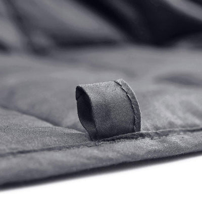 YnM Cotton Weighted Blanket & Duvet for Queen & King Beds, Grey (Open Box) - VMInnovations