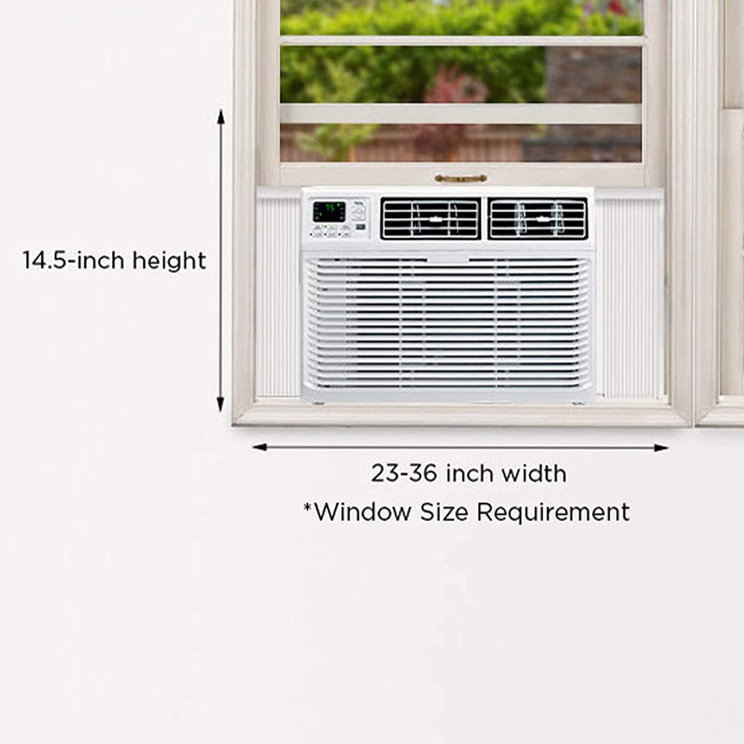 TCL 8W3E1-A 8,000 BTU 3 Fan Speed 8 Directional Cooling Window Air Conditioner