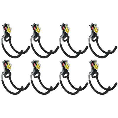 Rubbermaid Fast Track Wall Mounted Garage/Garden Storage Utility Hook (8 Pack)