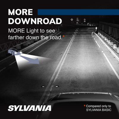 Sylvania 9007 SilverStar High Performance Halogen Headlight Bulbs White (2 Pack)