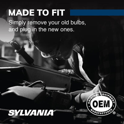 Sylvania 9005 SilverStar High Performance Halogen Headlight Bulbs White (2 Pack)