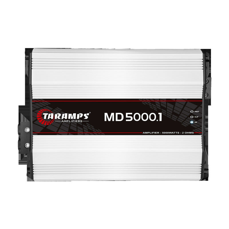Taramps Class D 5000.1 Automotive Mono Amplifier w/ Audiopipe Installation Kit