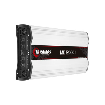 Taramps Auto Sound Systems Mono Amplifier Bundle with QPower Installation Kit