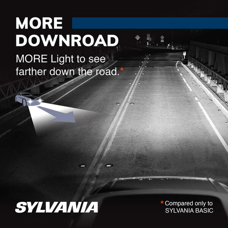 Sylvania 9012 SilverStar High Performance Halogen Headlight Bulbs White (2 Pack)