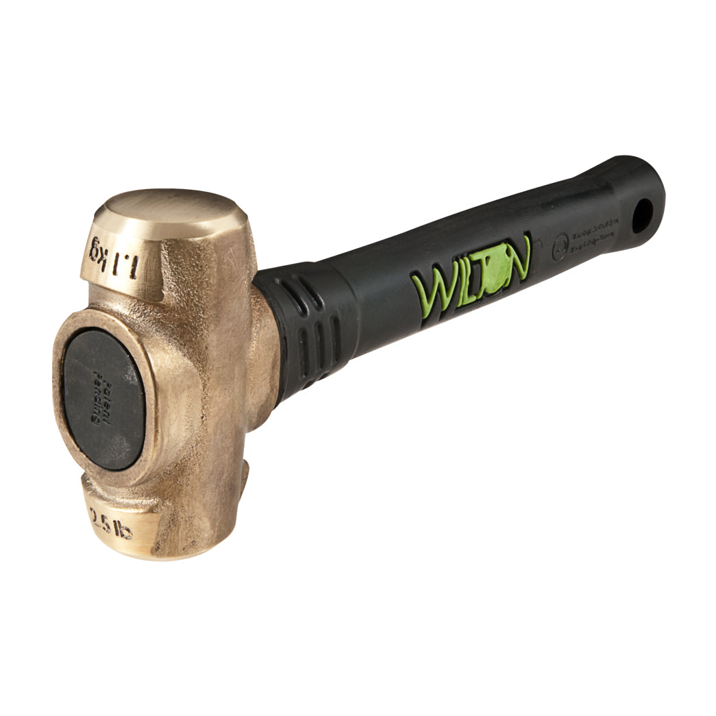 Wilton Tools 90212 Heavy Duty 2.5 Pound Head B.A.S.H. Brass Sledge Hammer Tool