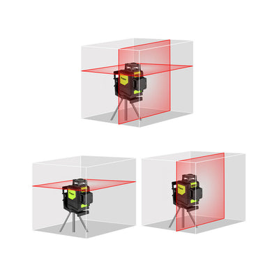 Huepar 360 Degree Cross Line Self Leveling Red Laser Level (Open Box)