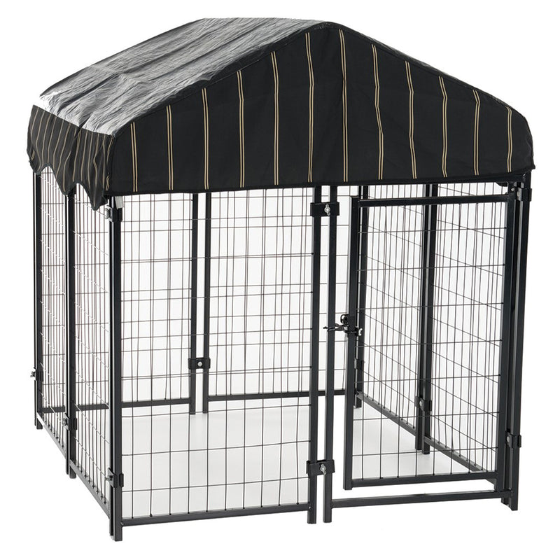 Lucky Dog Modular Pet Play Pen Welded Wire Dog Cage Kennel (Open Box) (2 Pack)