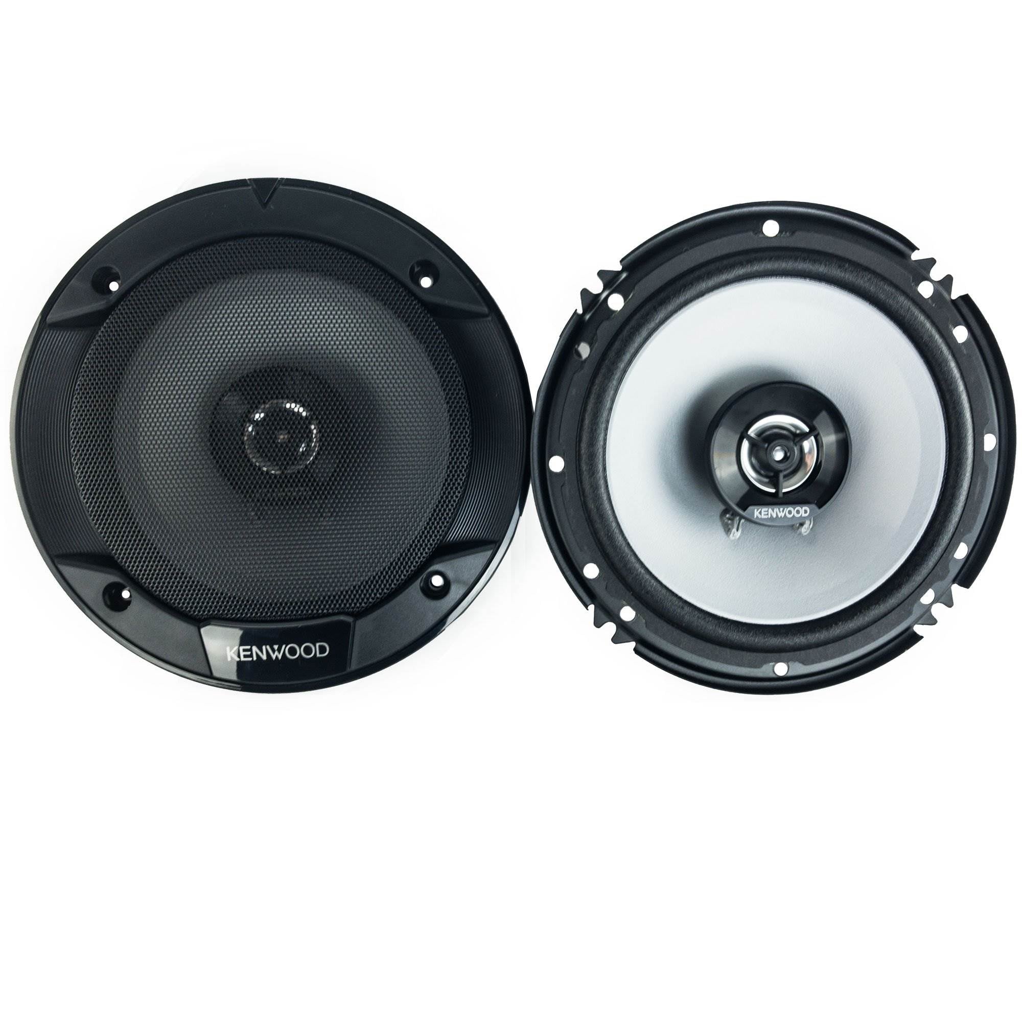 Kenwood KFC-1666S 300W 6.5-Inch Coaxial 2 Way Audio Speaker (1 Pair) (Open Box) - VMInnovations
