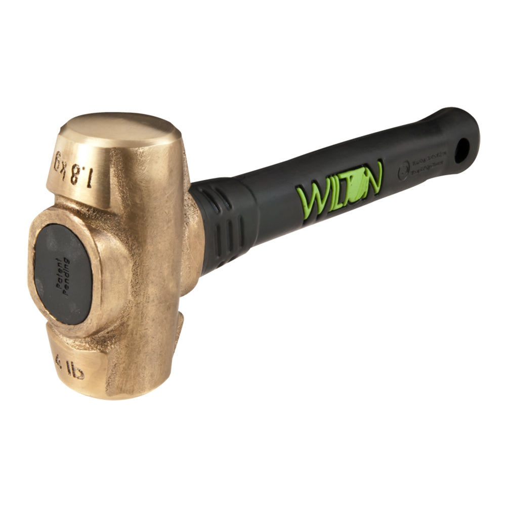 Wilton Tools 90412 Heavy Duty 4Lb Head B.A.S.H. Brass Sledge Hammer w/12" Handle
