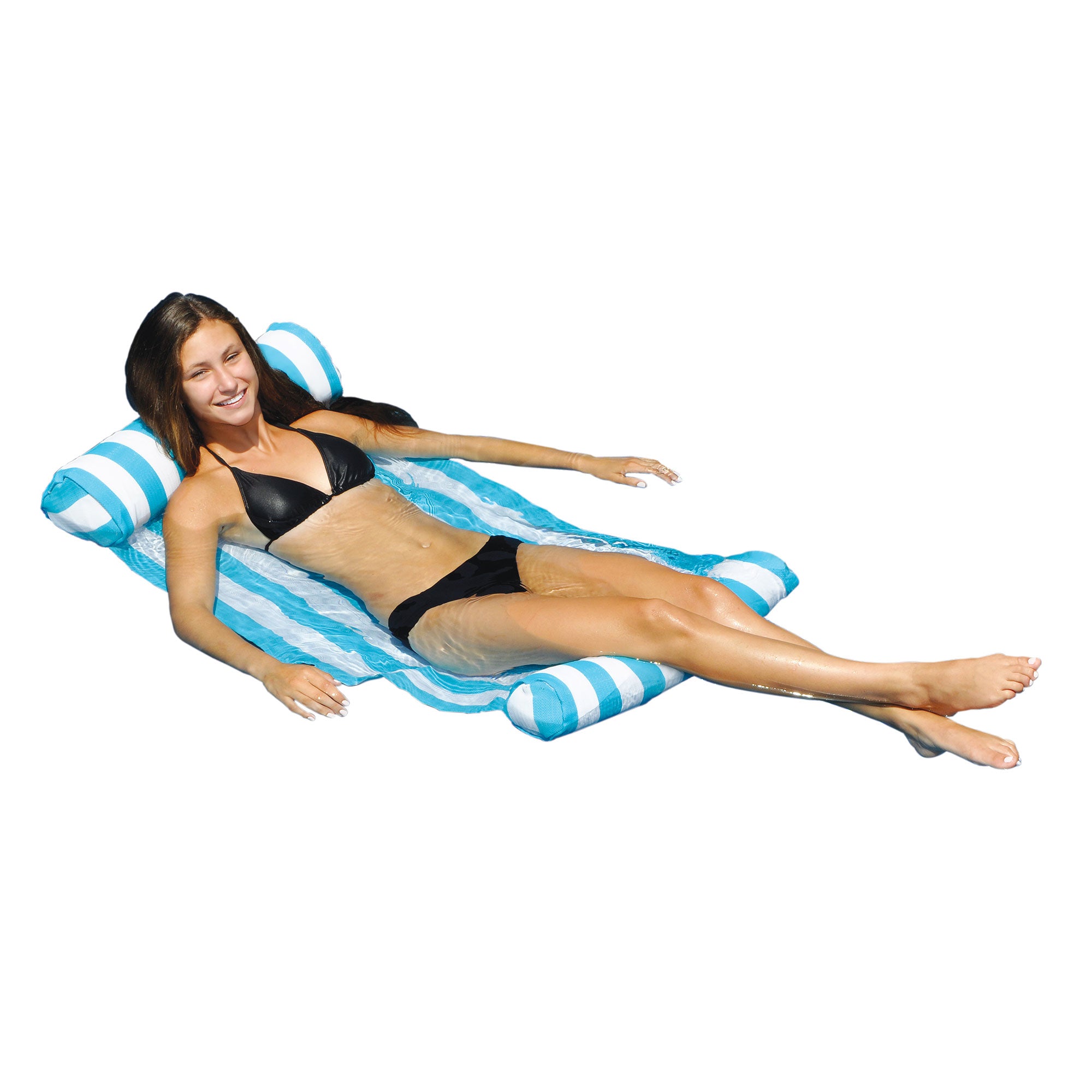 Swimline Premium Swimming Pool Floating Water Hammock Lounge Chair, (3 Pack)