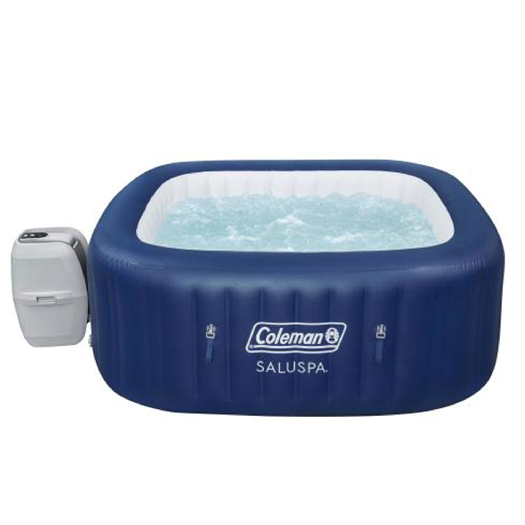 Coleman SaluSpa Inflatable Hot Tub Spa with PureSpa Multi-Colored LED Light