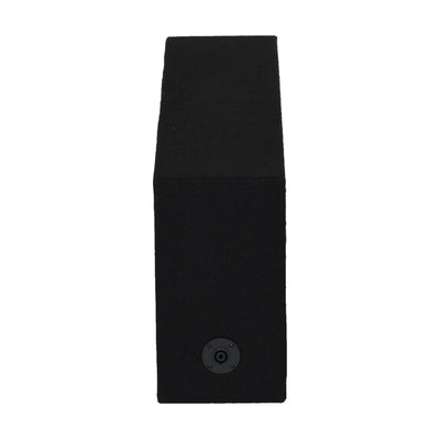 Q Power Chuchero Dual Pre Loaded 10 Inch Speaker Sub Box Enclosure w/ 2 Tweeters